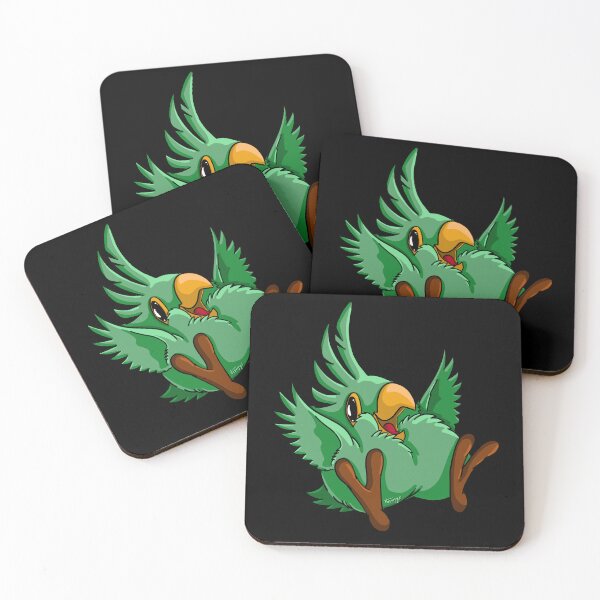 Item preview, green parrot designed and sold by Themys24.