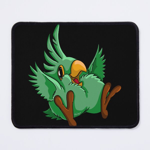 Item preview, green parrot designed and sold by Themys24.