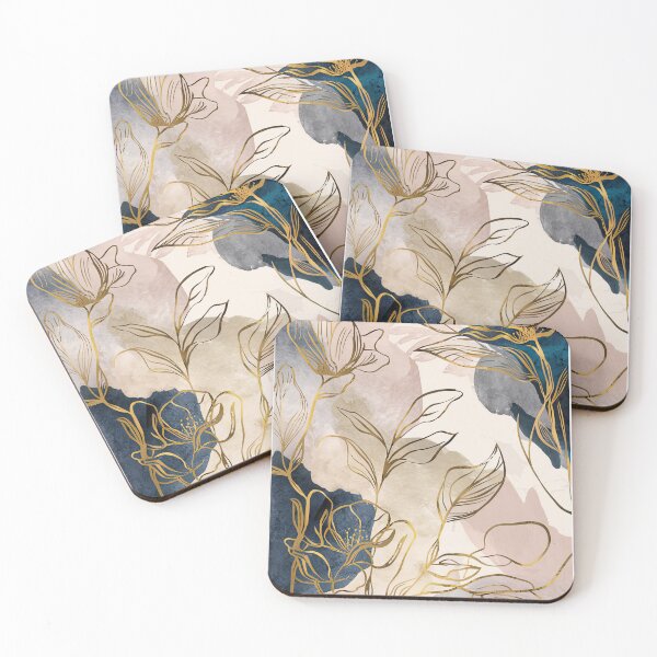 Item preview, luxury floral leaves designed and sold by ururuty.
