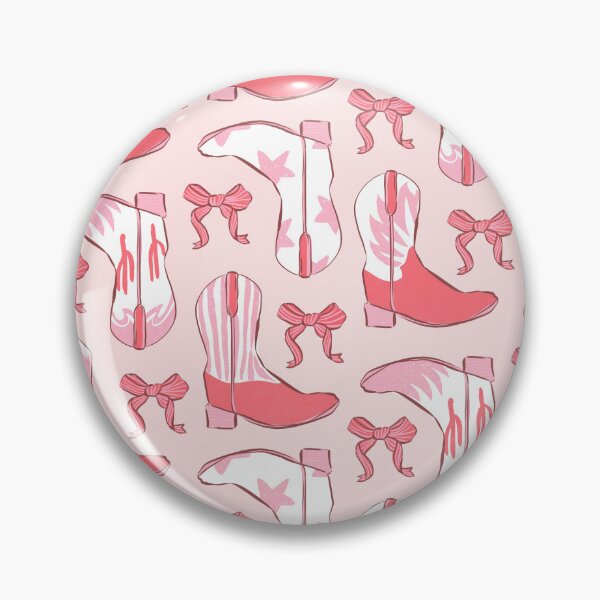 Item preview, Kopie von Cowboy Boots and Cowgirl Boots with Coquette Ribbons hot pink designed and sold by Caroline Rausch.