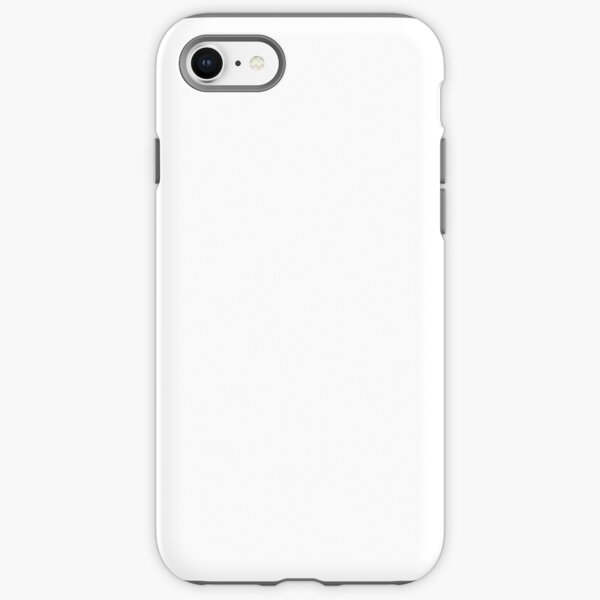 Plain Classic White iPhone Tough Case