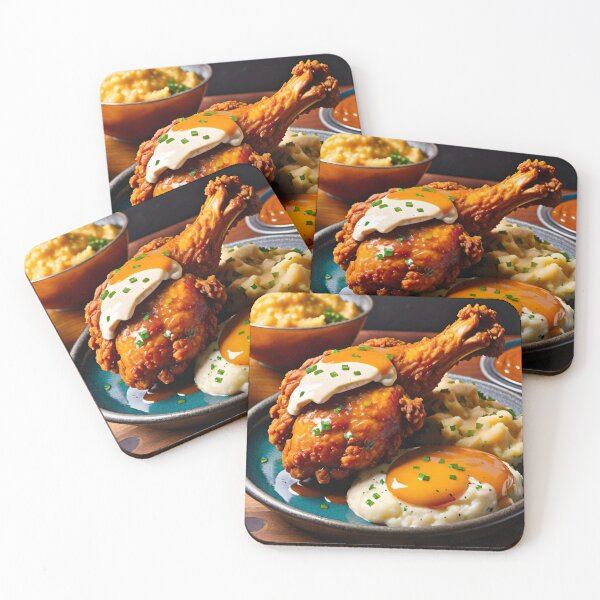 Item preview, Comfort Feast: Fried Chicken, Egg, and Mash designed and sold by GrizzlyCollective.