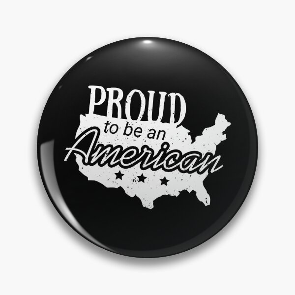 Item preview, United States Of America Map with 'Proud To Be An American' Words - Patriotic Design on Redbubble designed and sold by Luxuriously.
