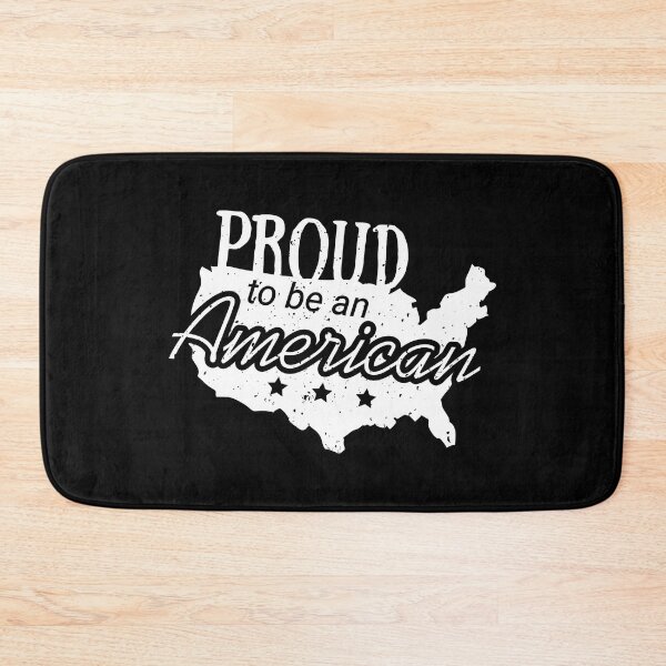 Item preview, United States Of America Map with 'Proud To Be An American' Words - Patriotic Design on Redbubble designed and sold by Luxuriously.