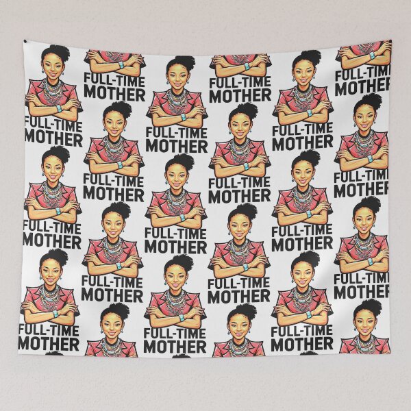 Item preview, Full-Time Mother: A Portrait in Red, Orange, and Blue designed and sold by SplashTastic.