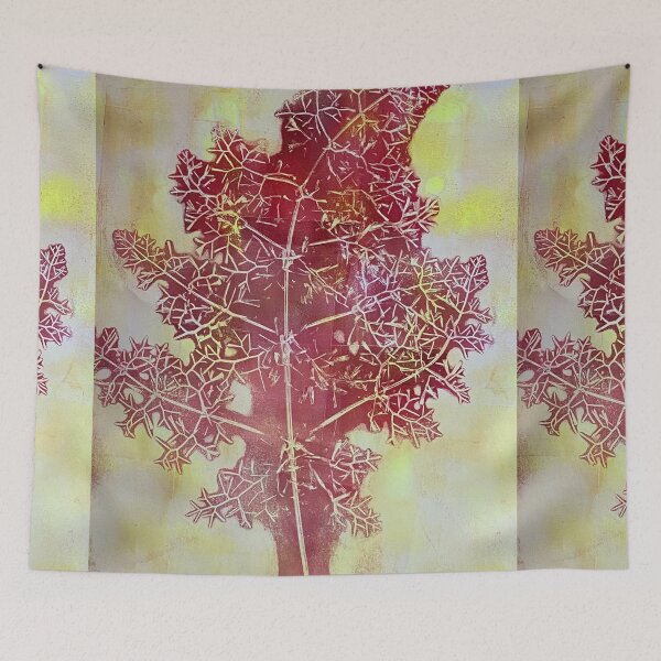 Item preview, Green Fennel Monoprint  designed and sold by vallisrowe.