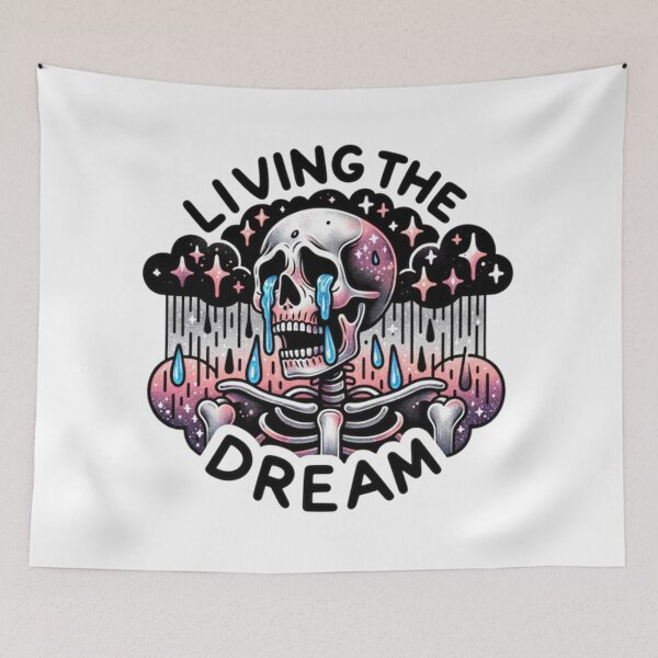 Item preview, Living the Dream Skeleton designed and sold by yessytenra.