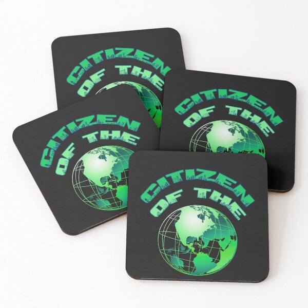 Item preview, Citizen of the World green Essential T-Shirt designed and sold by ColorfulCreate.