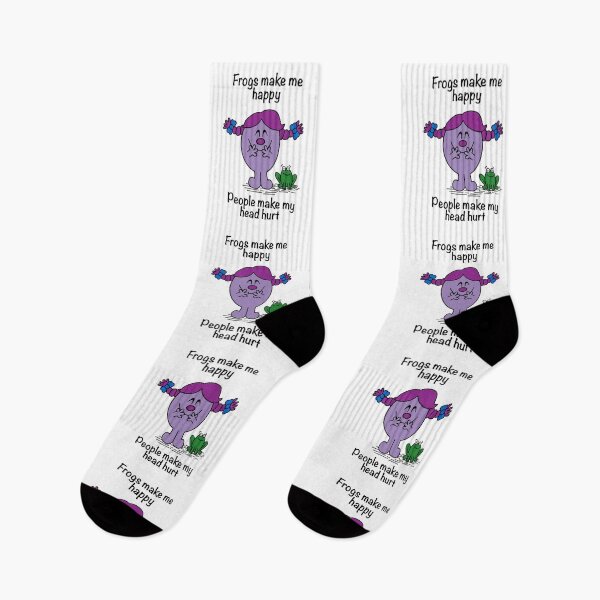Item preview, Little Miss Frogs Make Me Happy People Make My Head Hurt designed and sold by Scat the cat.