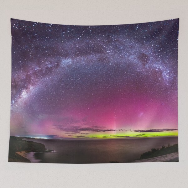 Item preview, The March 2024 Aurora Australis and the Milky Way designed and sold by Megan Burkimsher.