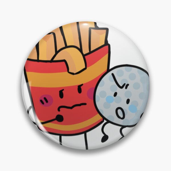 Item preview, Fries and Golfball (BFDIA) [BFDI] designed and sold by Bruhtasticbruh.