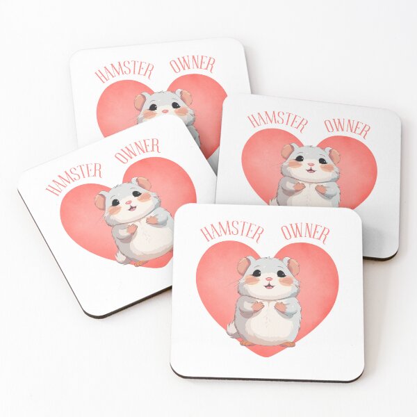 Item preview, Hamster owner red heart classic designed and sold by ColorfulCreate.