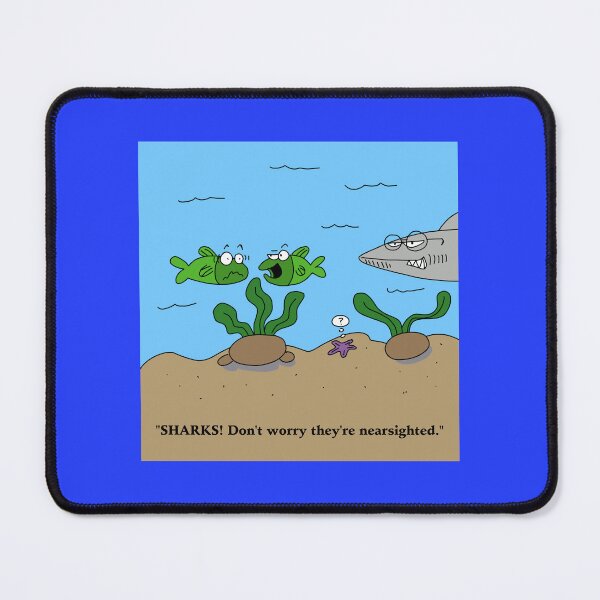 Item preview, Sharks are nearsighted designed and sold by beerman70.