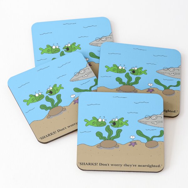 Item preview, Sharks are nearsighted designed and sold by beerman70.