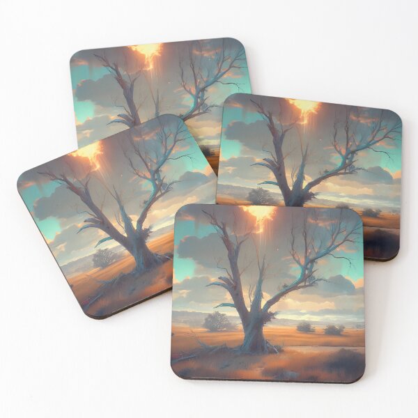 Item preview, Dead tree in the field  designed and sold by Nomad-Maynard.