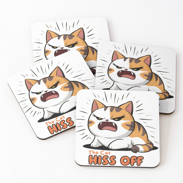 Item preview, The Cat Hiss Off  designed and sold by deviatepolo.