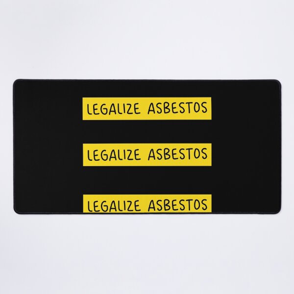 Item preview, Legalize Asbestos Bumper designed and sold by PixVib.