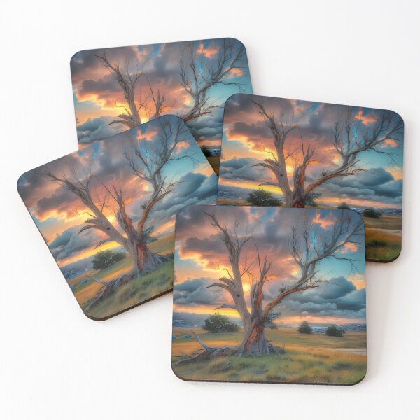 Item preview, Dead tree in the field  designed and sold by Nomad-Maynard.