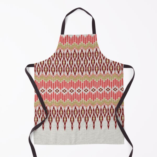 Item preview, Sari pattern, Thai fabric pattern, pastel colors, rectangular shape, dark lines. stable and beautiful designed and sold by ThawanTarnnoy.