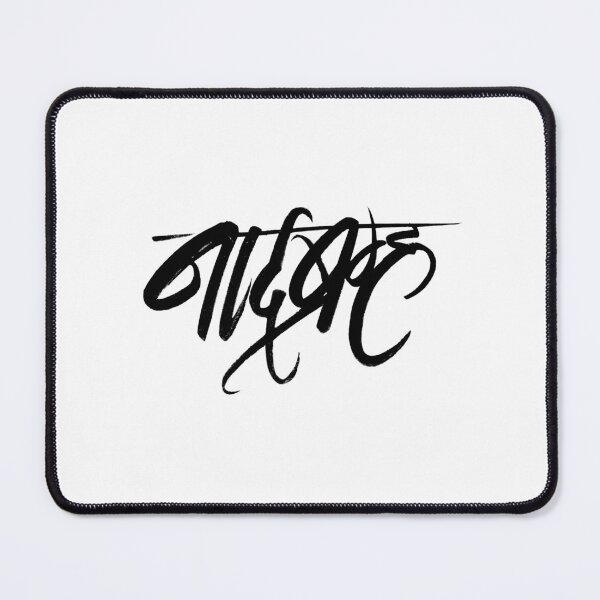 Item preview, Naadbramha Eternal Sound of Universe Marathi Script Brush Calligraphy Black designed and sold by Wiggly Lines.