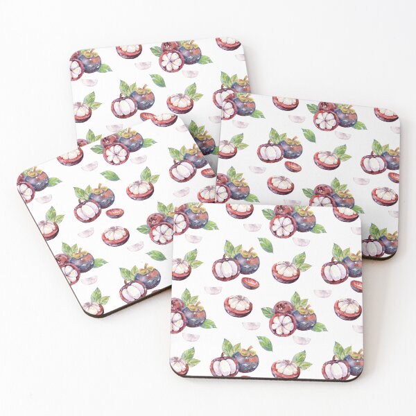 Item preview, Watercolor Mangosteen pattern. designed and sold by tapilipa.