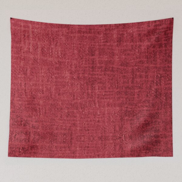 Aperçu de l'œuvre Mainstays Solid Chenille Rouge Dupe créée et vendue par Vintage Eclectic Visuals.