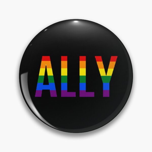 Item preview, ALLY STICKER (GAY PRIDE) designed and sold by seaspree.