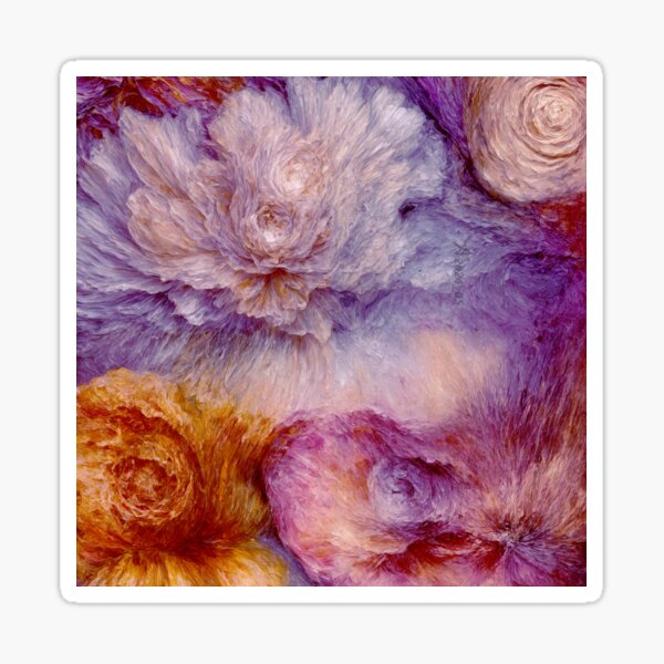 AI Goluban floWER Bouquet 1 Natural Energy Bouquet _ handmade paper flowers _ Tomislav and Edita Goluban _ Croatia _ Christmas xMas 2024_05 Sticker