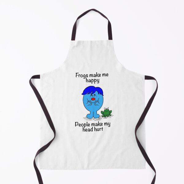 Item preview, Mr Men Frogs Make Me Happy People Make My Head Hurt designed and sold by Scat the cat.