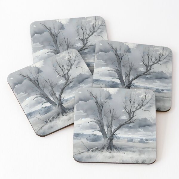 Item preview, Dead tree in the field  designed and sold by Nomad-Maynard.