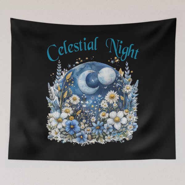 Item preview, Celestial Night Flowers of the Moon designed and sold by MysticOzzy.