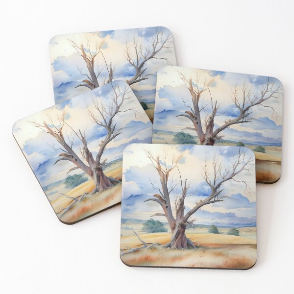 Item preview, Dead tree in the field  designed and sold by Nomad-Maynard.