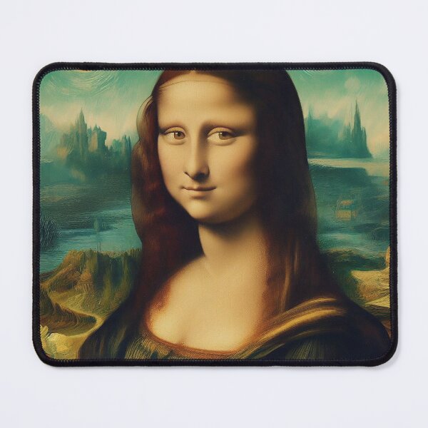 Item preview, “Mona Lisa’s Surreal Serenity” designed and sold by DJ-Portable.