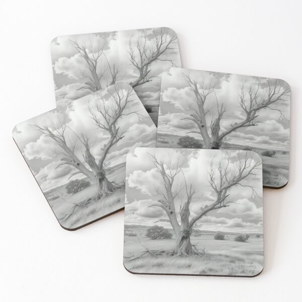 Item preview, Dead tree in the field  designed and sold by Nomad-Maynard.