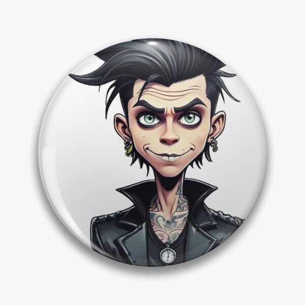Item preview, Andy Biersack caricature designed and sold by profiler221b.
