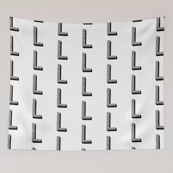 Item preview, Striking Stripes - Letter L Capital Letters - Stripe Typography Collection designed and sold by uncoXab.