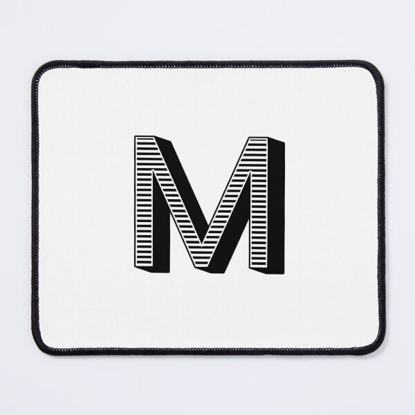 Item preview, Striking Stripes - Letter M Capital Letters - Stripe Typography Collection designed and sold by uncoXab.