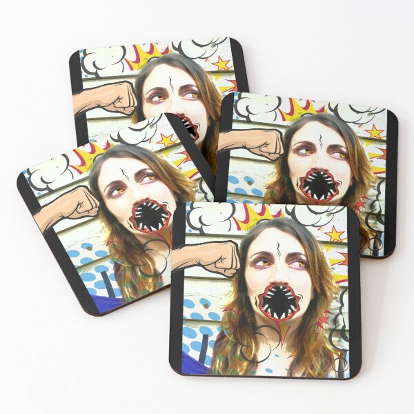 Item preview, Photomontage portrait of horrible monster woman designed and sold by Carré Comme Orange.