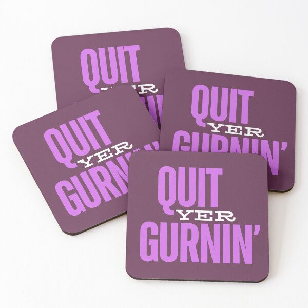 Item preview, Quit Yer Gurnin ulster northern Ireland slang designed and sold by Vintage Eclectic Visuals.