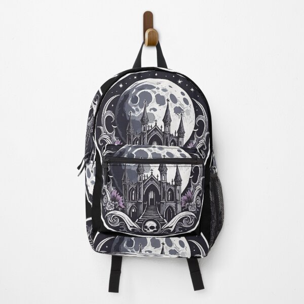 Item preview, Mystical Moonlit Castle | Dark Gothic Moon & Castle Scene Graphic designed and sold by DopeStick.
