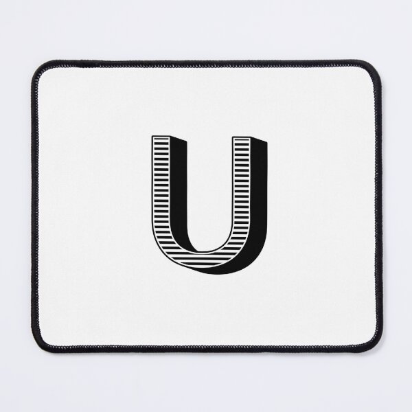 Item preview, Striking Stripes - Letter U Capital Letters - Stripe Typography Collection designed and sold by uncoXab.