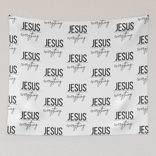 Item preview, Jesus Over Everything,Christian Symbol, Bible Verse ,Christian Gospel Quotes, Inspirational  Christian Woman Design, designed and sold by mattlee20.