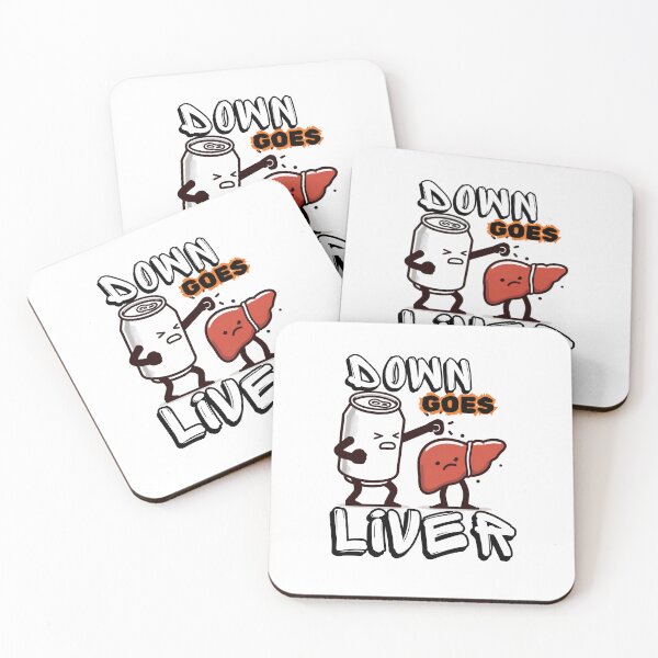 Item preview, Down Goes The Liver! designed and sold by The Art of Kkatarynka.