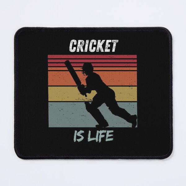 Item preview, Retro Sunset Sport Cricket is Life Player designed and sold by SZPdezigns.