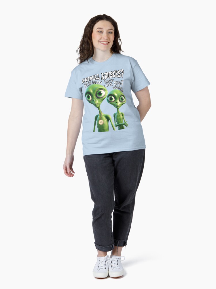Thumbnail 4 of 7, Classic T-Shirt, ALIENS EXIST - Animal Lovers designed and sold by Kangaboy.