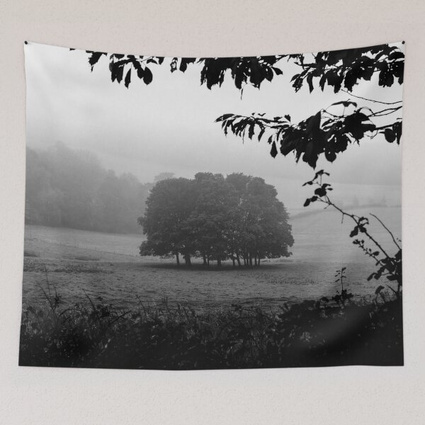 Item preview, The Grove in fog by heidiannemorris © designed and sold by FOLK ART FUSION by heidiannemorris.