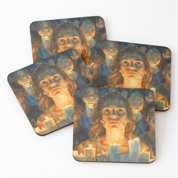 Item preview, Candlelit Vigil Faces designed and sold by palmyst.