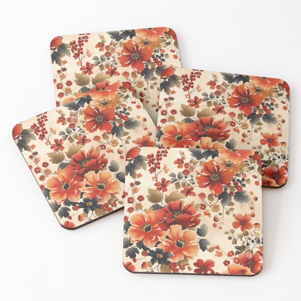 Item preview, Vintage Floral Retro Pattern designed and sold by amortka.