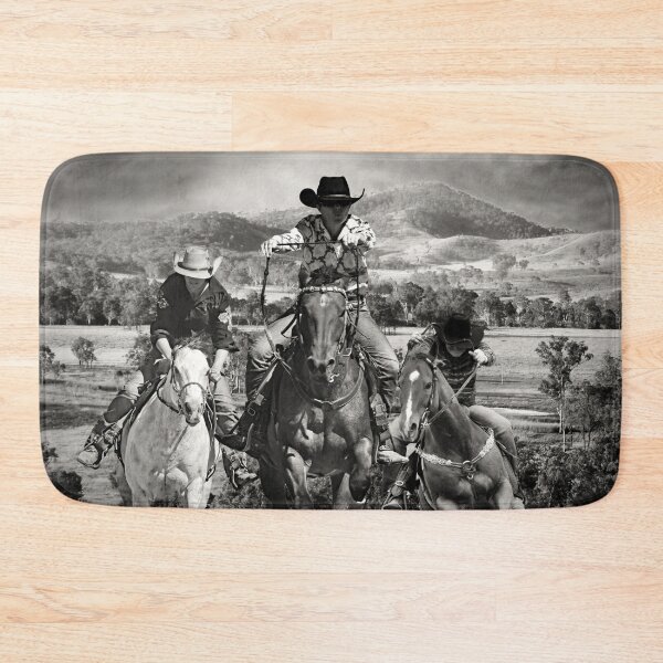 Item preview, BLACK N WHITE COPY OF COWGIRL ART FOR YOU COUNTRY AND HORSE ART LOVERS designed and sold by Barbara Jean Photo Art And Design.