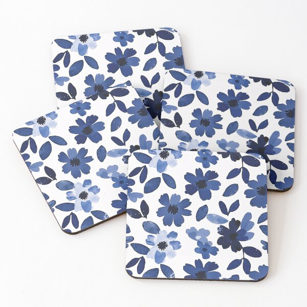 Item preview, Navy Floral Elegance designed and sold by amortka.